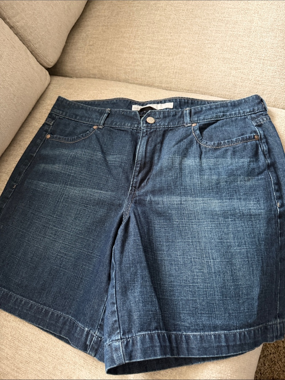 Old Navy Dark Blue Denim Jean Shorts